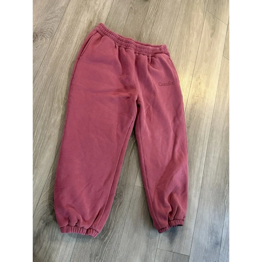 Comfrt - Minimalist Sweatpants - Deep Magenta - Size: 2X - Picture 1 of 4